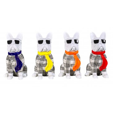 D255 set de 4 chiens Mini Karl