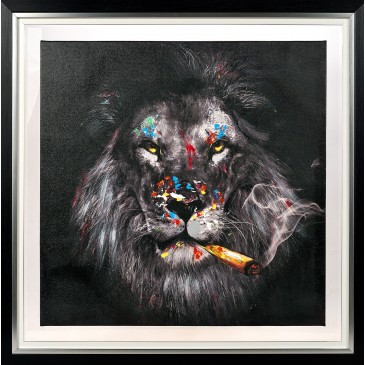 3879 ACRY Lion cigare 80*80