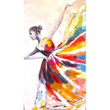 2827 Ballet coloré 70*140