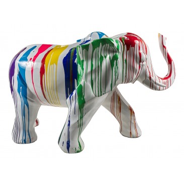 TH134 éléphant WALTER Trash blanc
