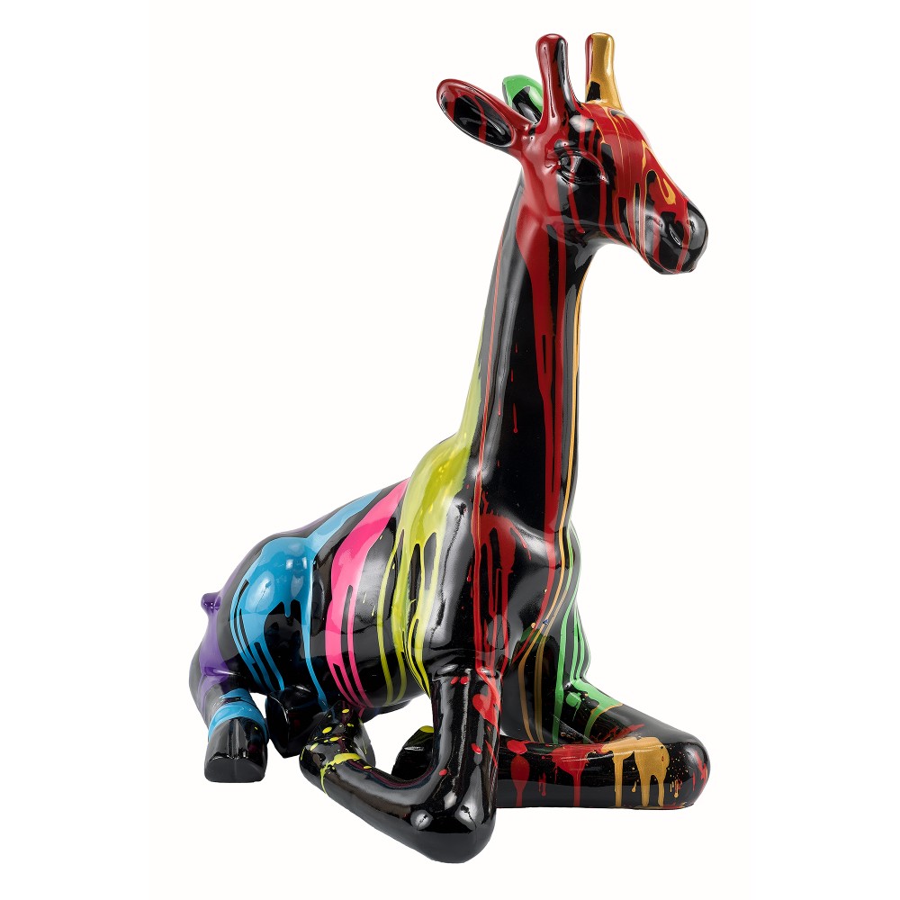 TH139 Girafon assise trash noir