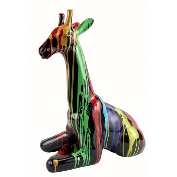 TH139 Girafon assise trash noir