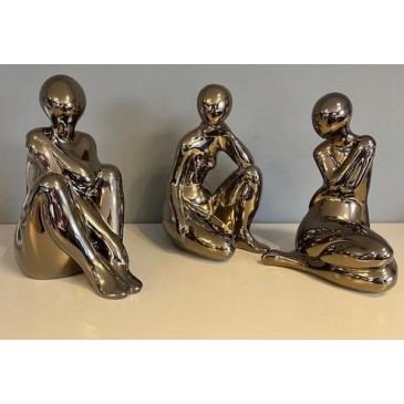 1438/OR Figurines assises...