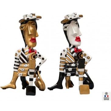 D407 Set Philéons H.30 cm