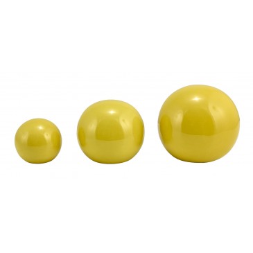 507/jaune set de 3 boules