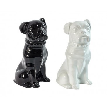 823/noir-blanc set de 2 chiens