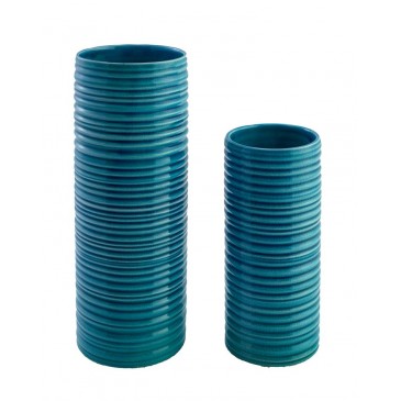 1477/bleu set de 2 vases