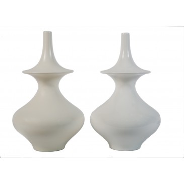2185/blanc set 2 vases