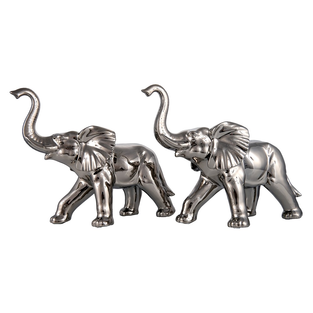 1745 set de 2 éléphants