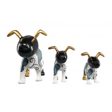 TH176 set de 3 chiens