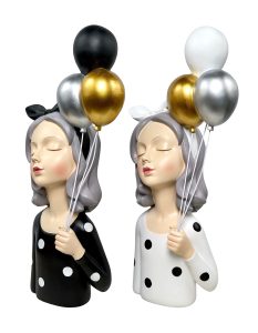 15S 012 Set Girls Balloon H.65 cm