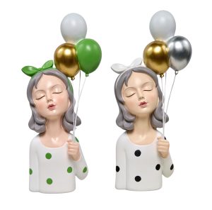 26F 005 Set Girls Ballon H.37 cm
