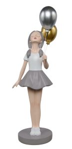 15S 061-1 Girl Balloon H.89 cm