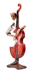CO-230808/L Violoncelliste H.140 cm
