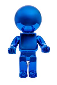 LS/5936 Astro-Robot métallisé H.37 cm