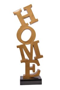 D399 Lettres Home Or H.60 cm