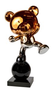 LS/5688-3 Ours platinium H.54 cm