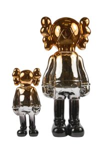 LS/895-96 Vénusiens platinium H.35/65 cm